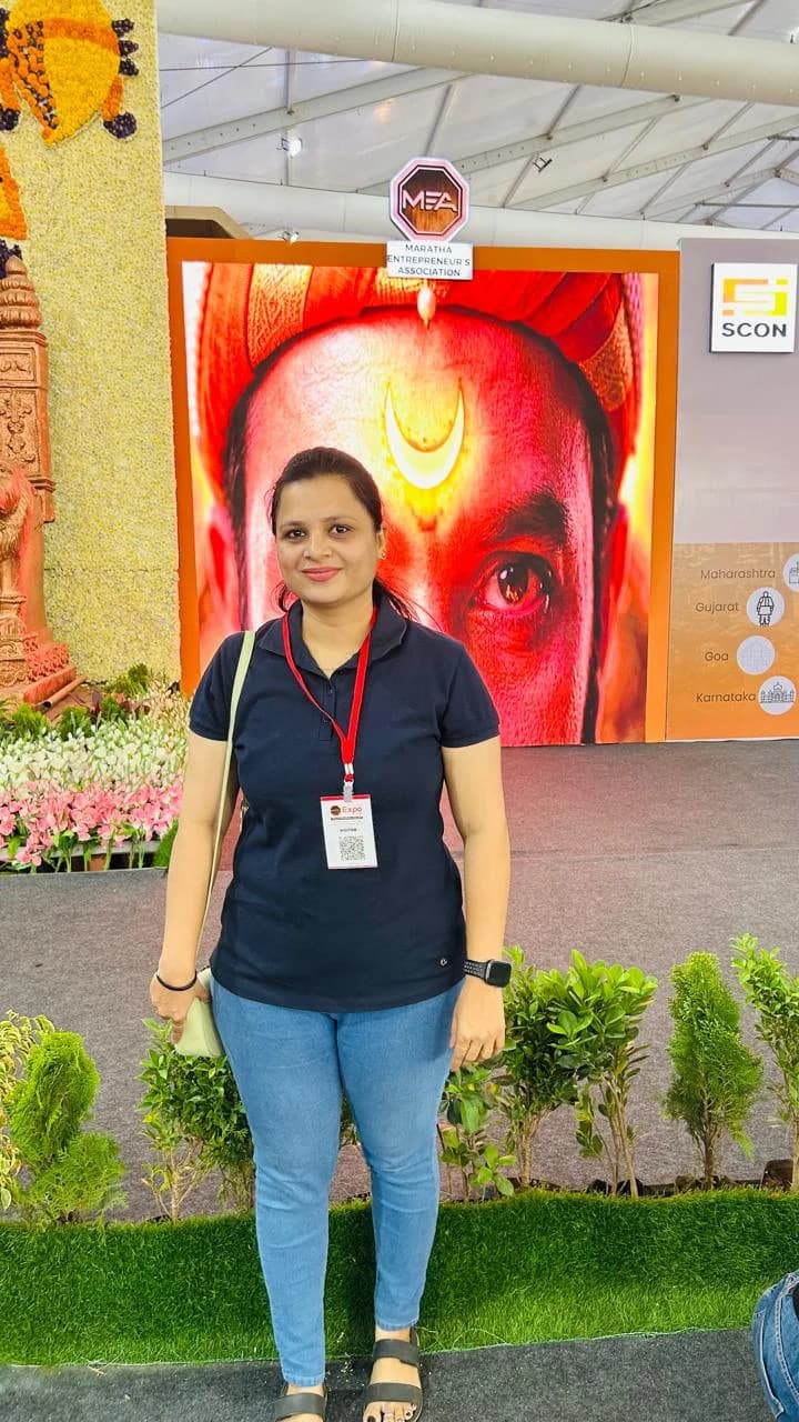 Visiting an industry exhibition