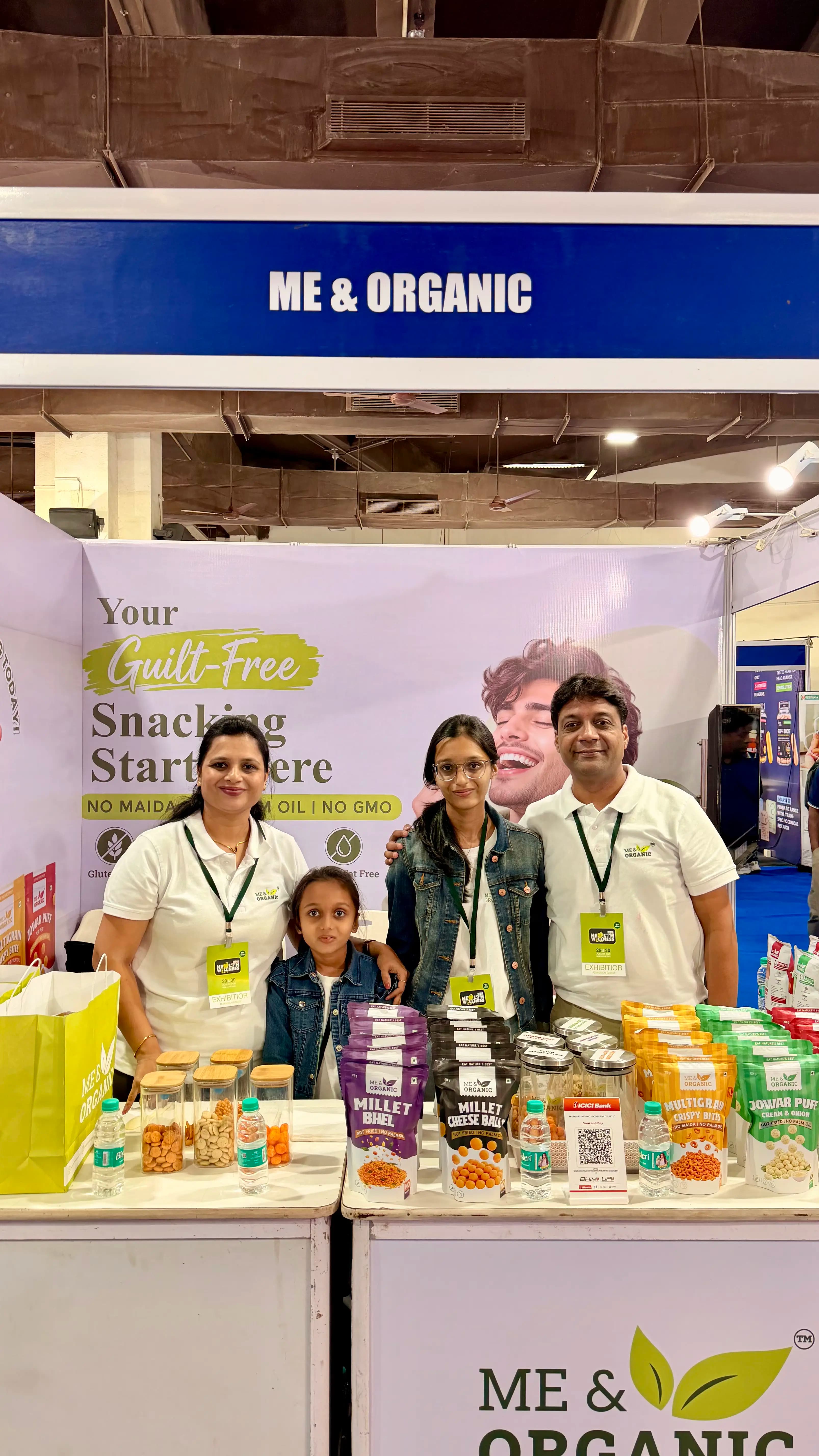 Me & Organic team moment
